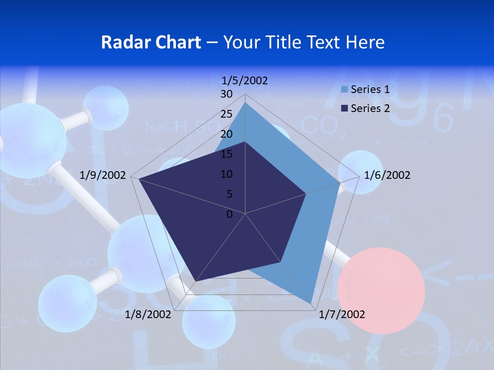 Reaction Particle Molecules PowerPoint Template