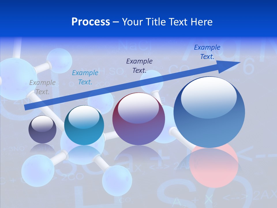 Reaction Particle Molecules PowerPoint Template