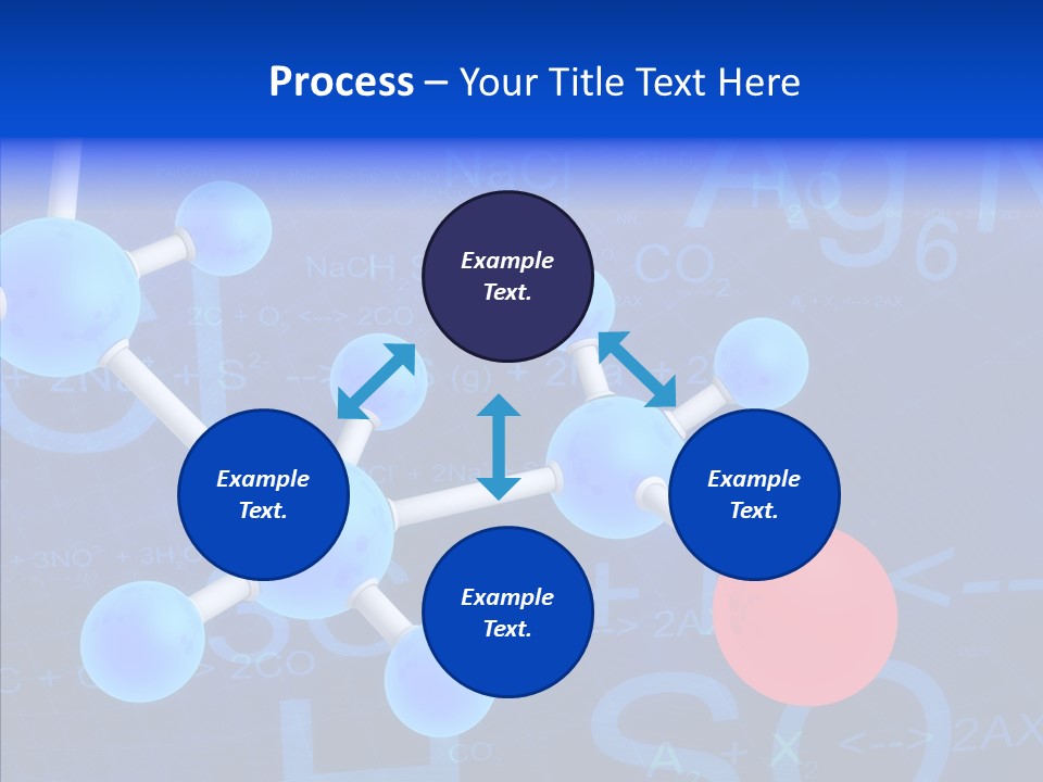 Reaction Particle Molecules PowerPoint Template