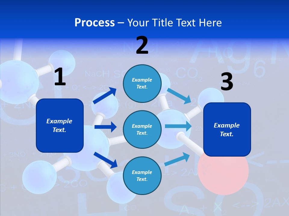Reaction Particle Molecules PowerPoint Template