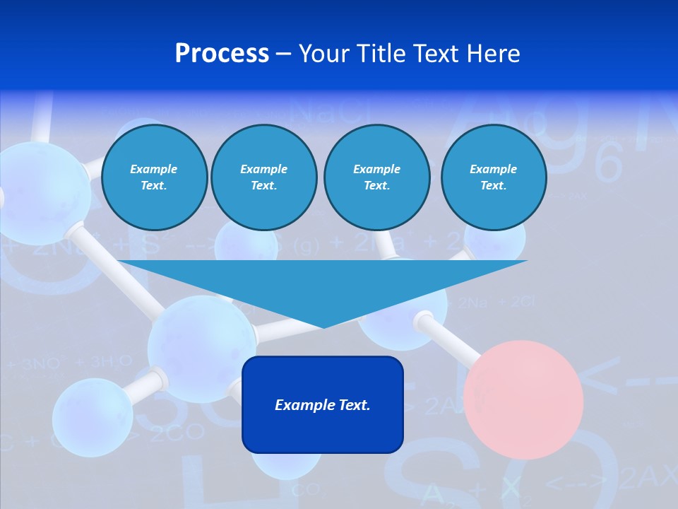 Reaction Particle Molecules PowerPoint Template