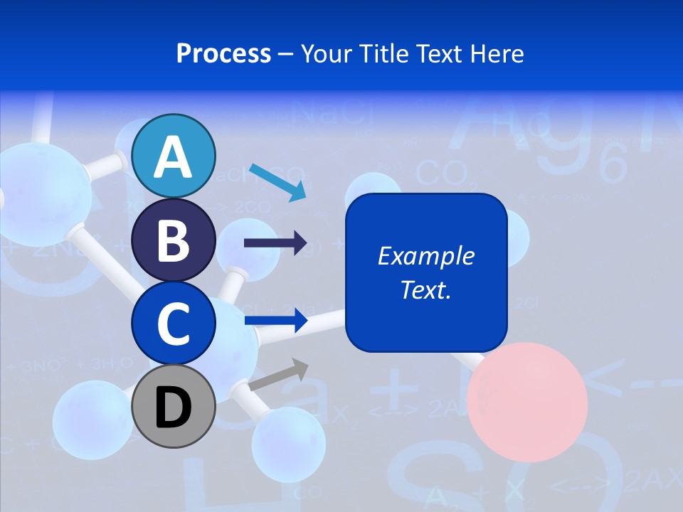 Reaction Particle Molecules PowerPoint Template
