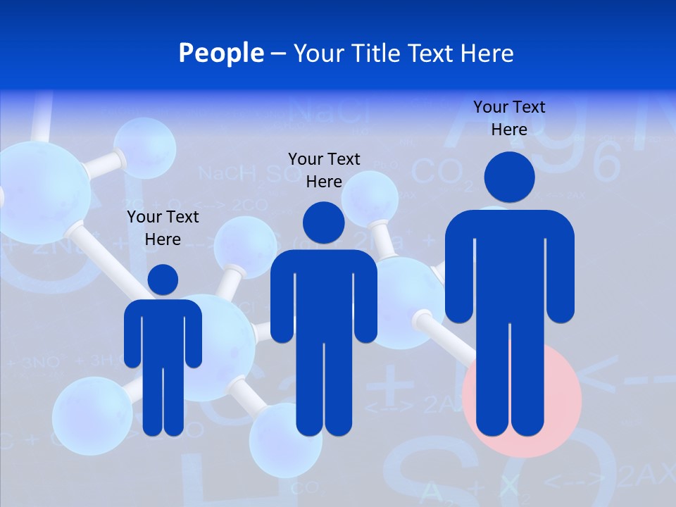 Reaction Particle Molecules PowerPoint Template