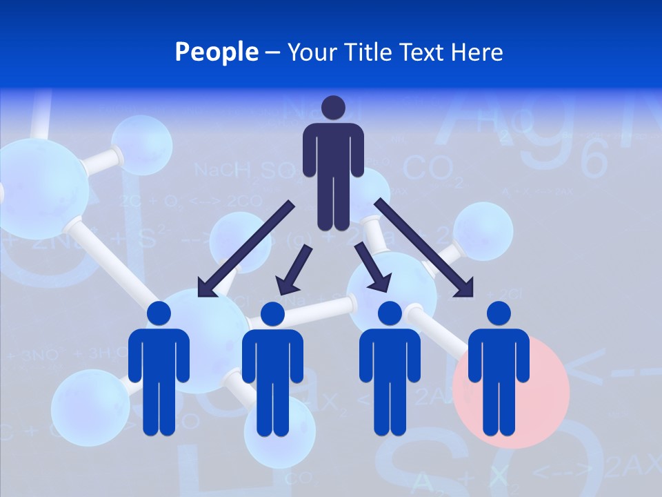 Reaction Particle Molecules PowerPoint Template