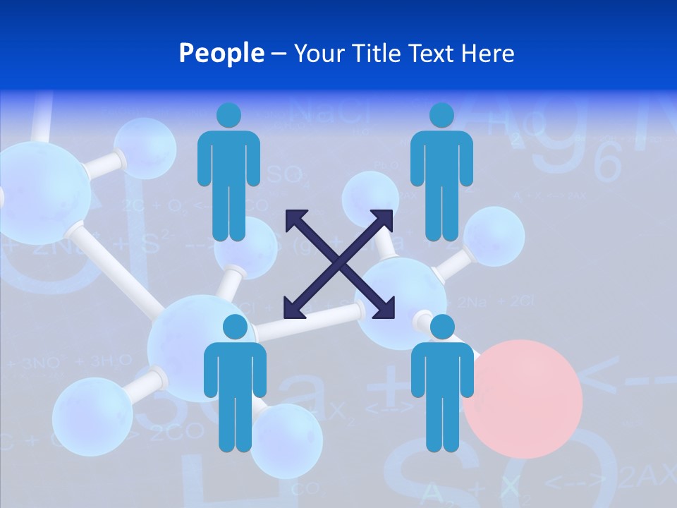 Reaction Particle Molecules PowerPoint Template