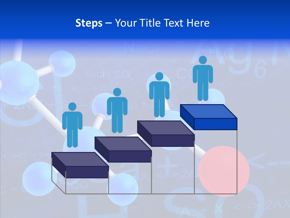 Reaction Particle Molecules PowerPoint Template