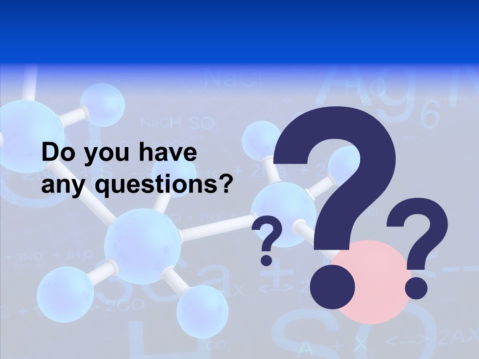 Reaction Particle Molecules PowerPoint Template