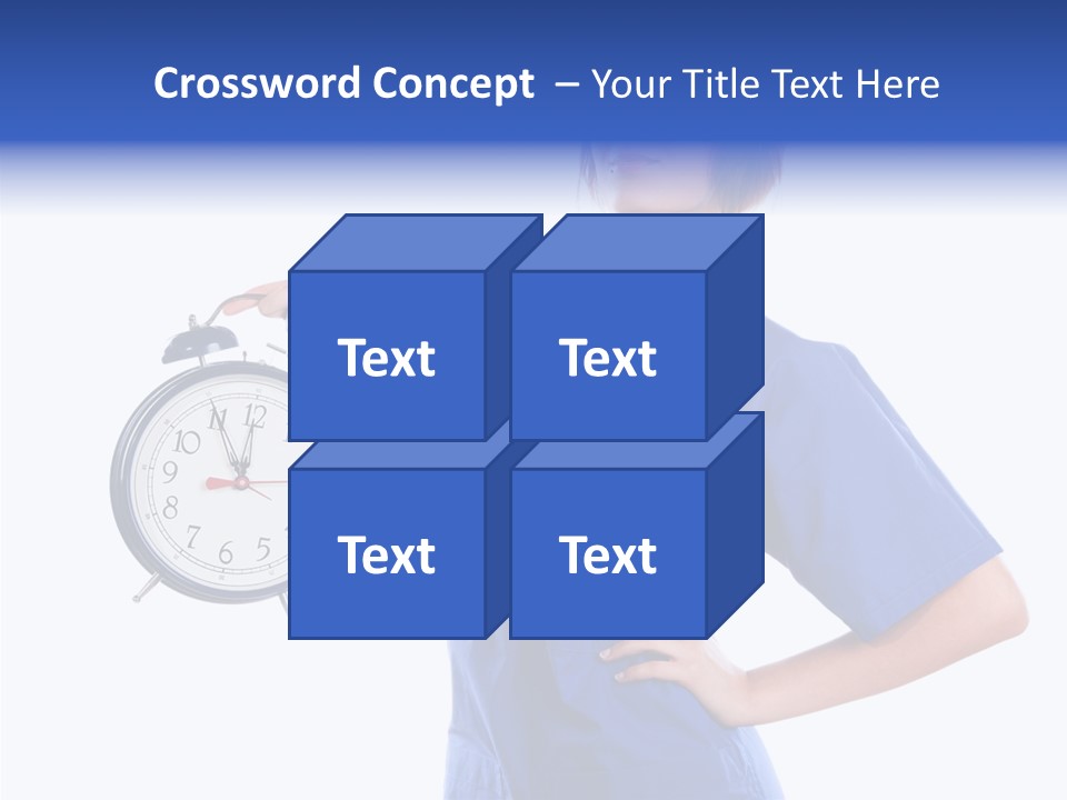 Showing Big Caucasian PowerPoint Template