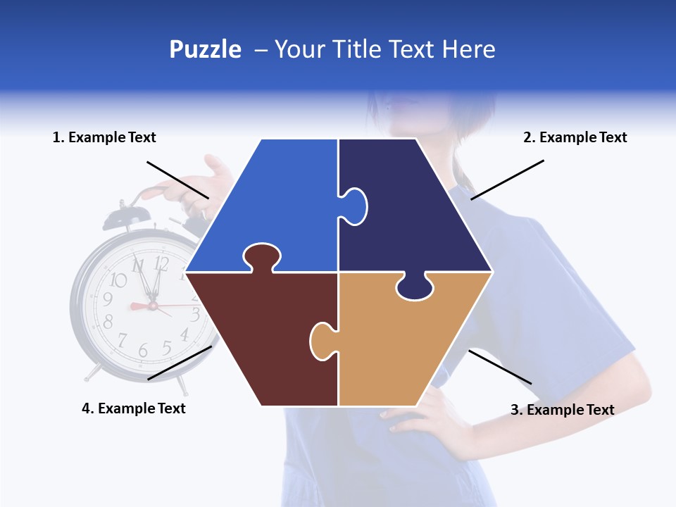 Showing Big Caucasian PowerPoint Template