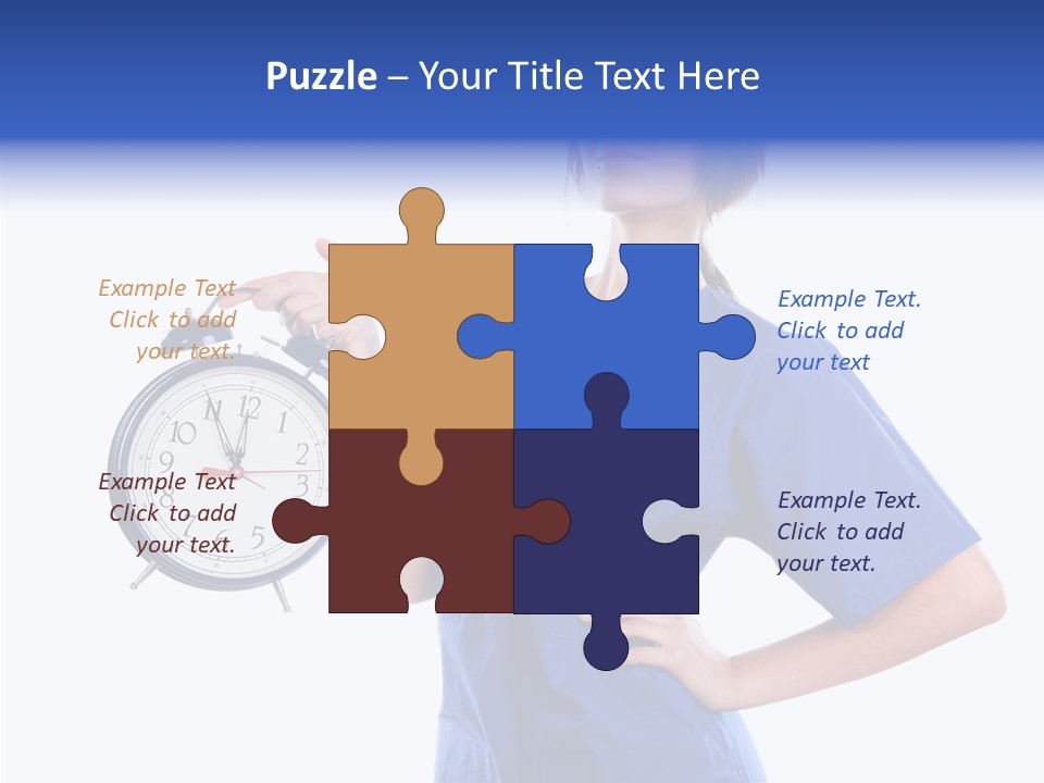 Showing Big Caucasian PowerPoint Template