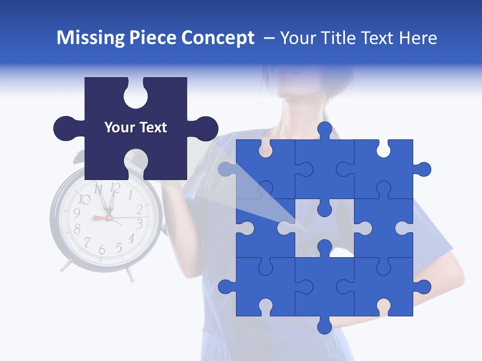 Showing Big Caucasian PowerPoint Template