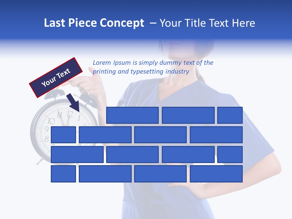 Showing Big Caucasian PowerPoint Template