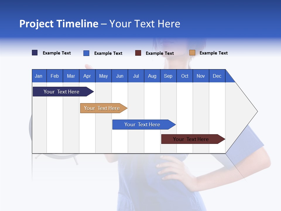 Showing Big Caucasian PowerPoint Template