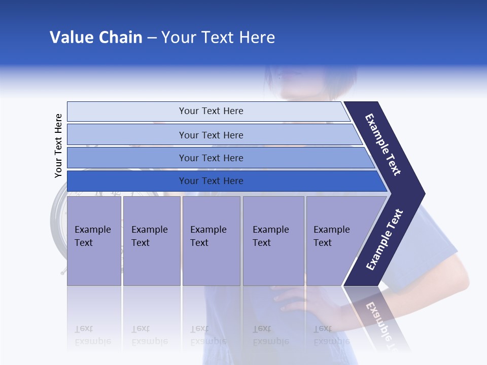 Showing Big Caucasian PowerPoint Template