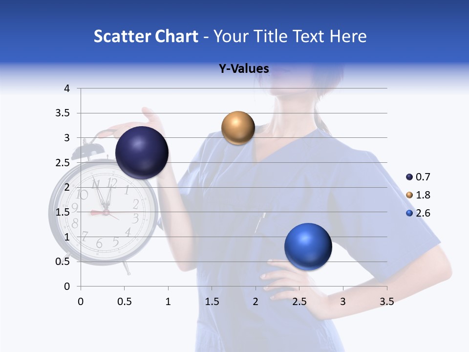 Showing Big Caucasian PowerPoint Template