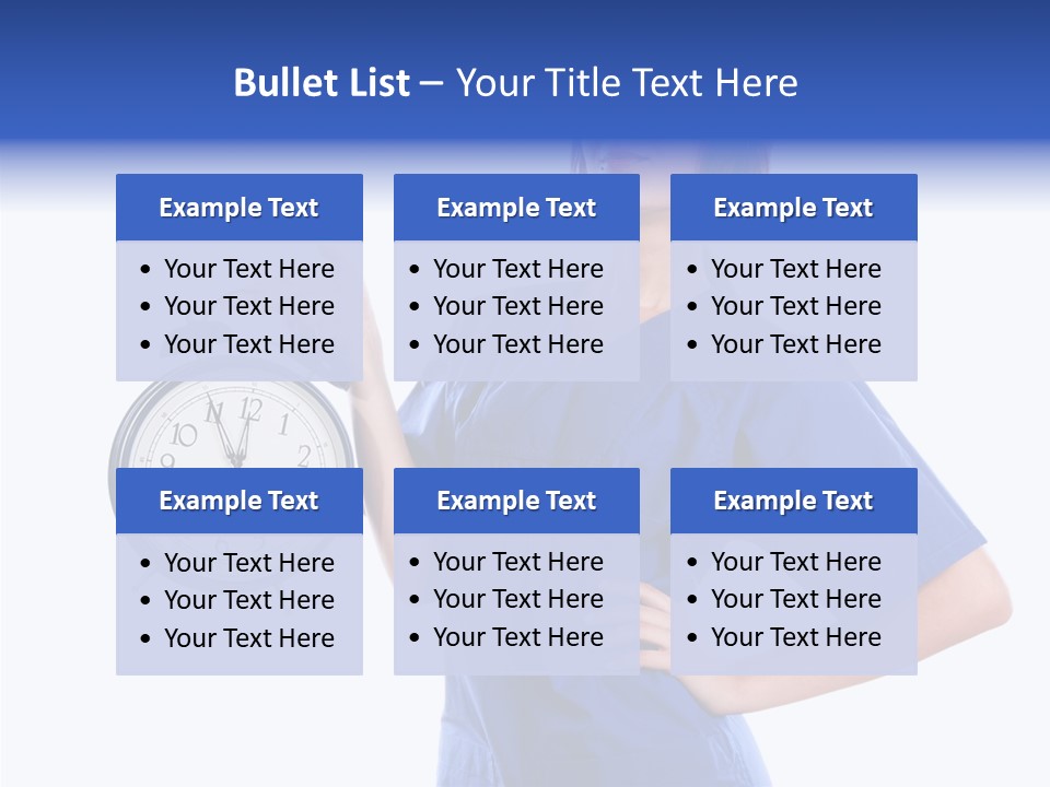 Showing Big Caucasian PowerPoint Template