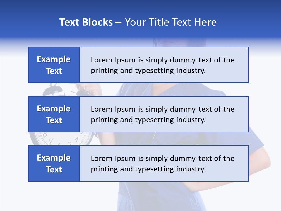 Showing Big Caucasian PowerPoint Template