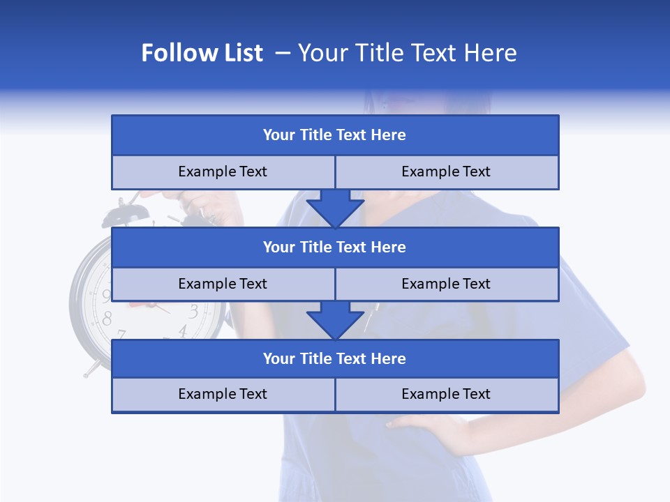 Showing Big Caucasian PowerPoint Template