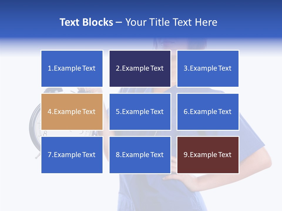 Showing Big Caucasian PowerPoint Template