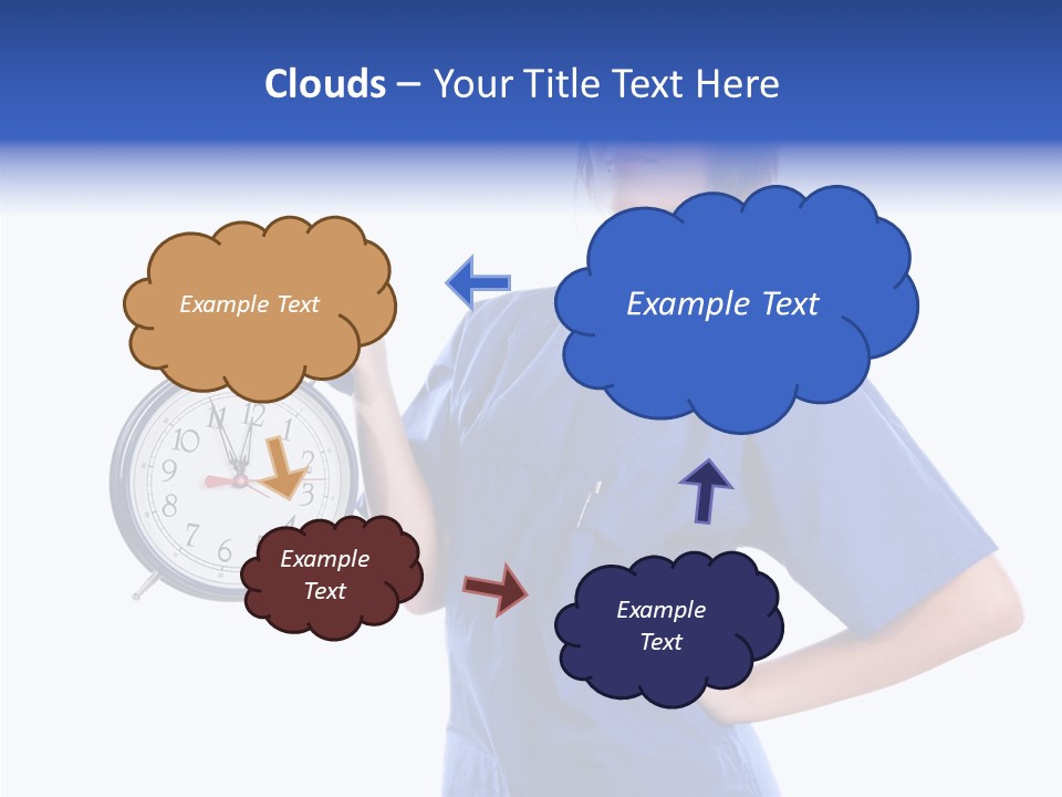 Showing Big Caucasian PowerPoint Template