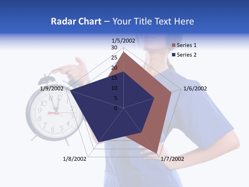 Showing Big Caucasian PowerPoint Template