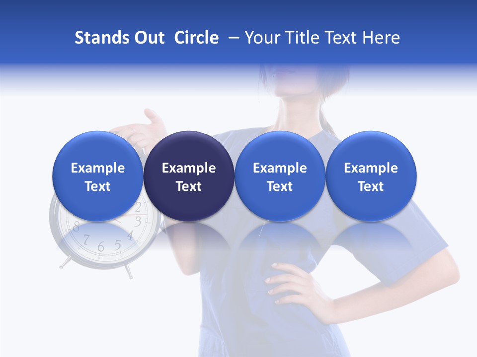 Showing Big Caucasian PowerPoint Template