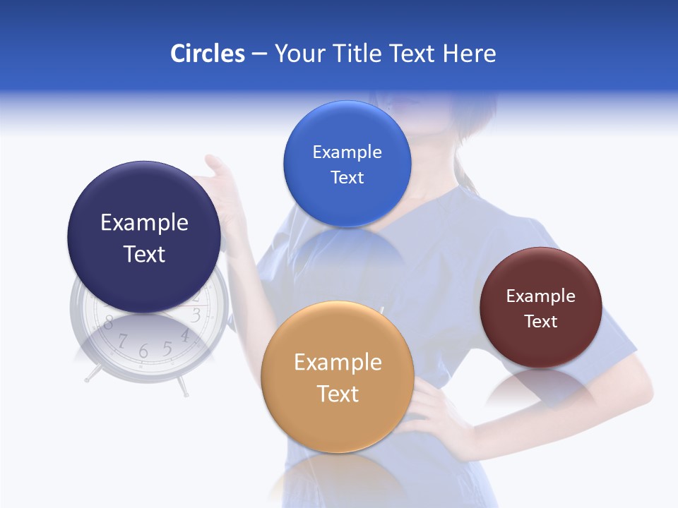 Showing Big Caucasian PowerPoint Template