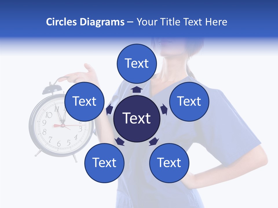 Showing Big Caucasian PowerPoint Template