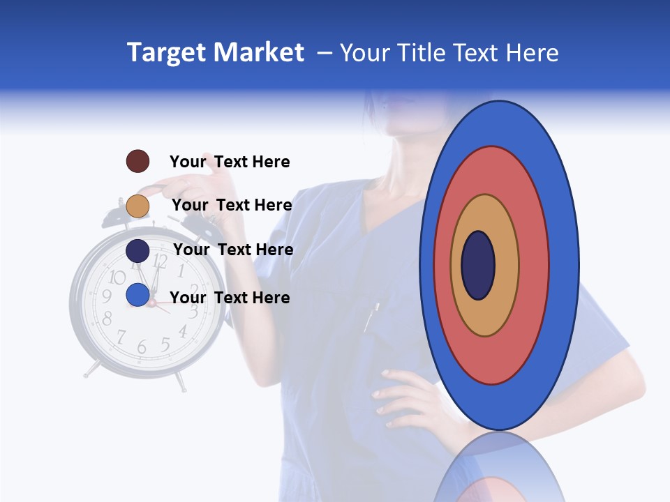 Showing Big Caucasian PowerPoint Template