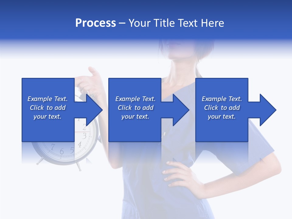 Showing Big Caucasian PowerPoint Template