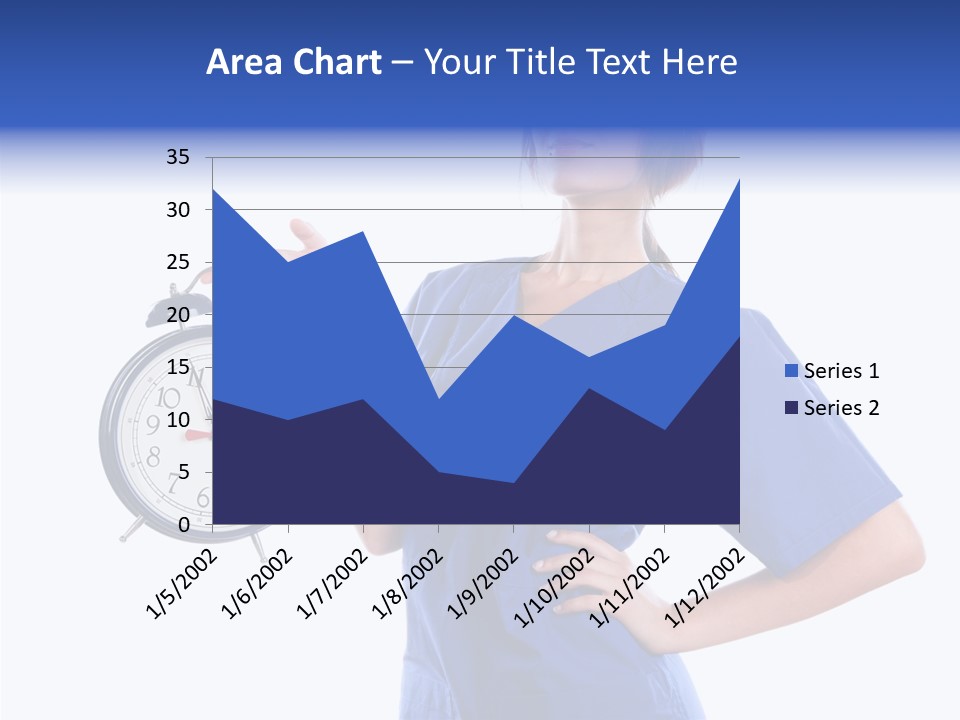 Showing Big Caucasian PowerPoint Template
