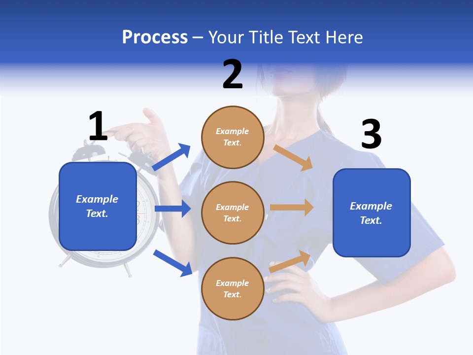Showing Big Caucasian PowerPoint Template