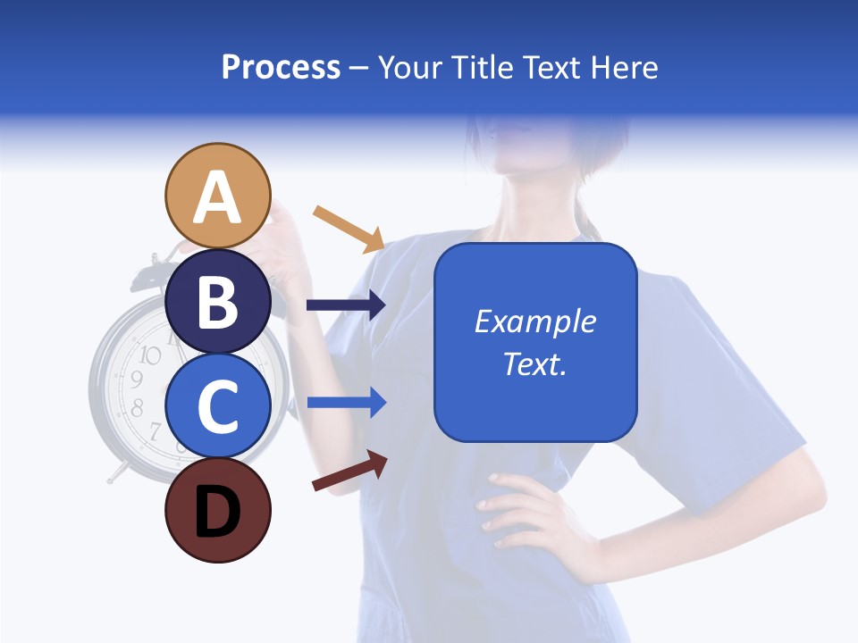 Showing Big Caucasian PowerPoint Template