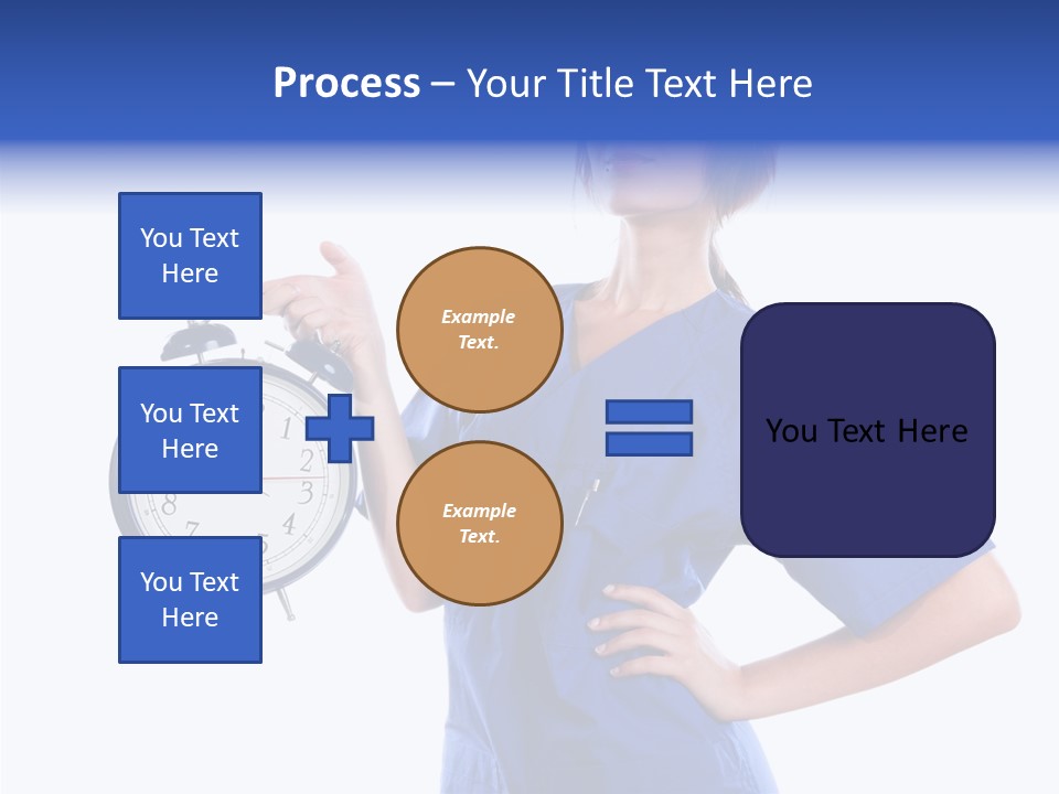 Showing Big Caucasian PowerPoint Template