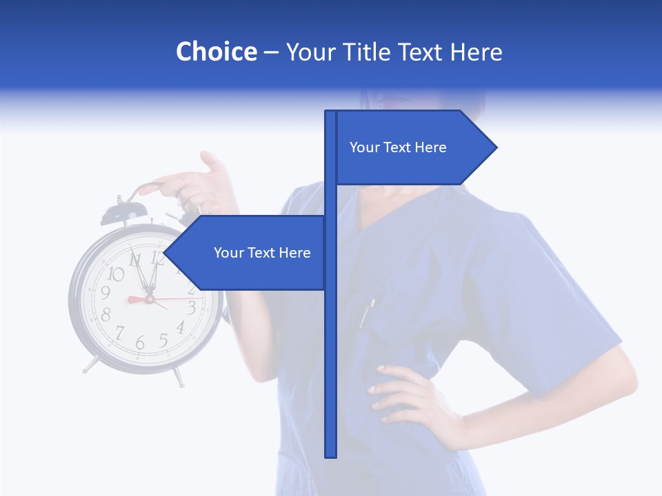 Showing Big Caucasian PowerPoint Template