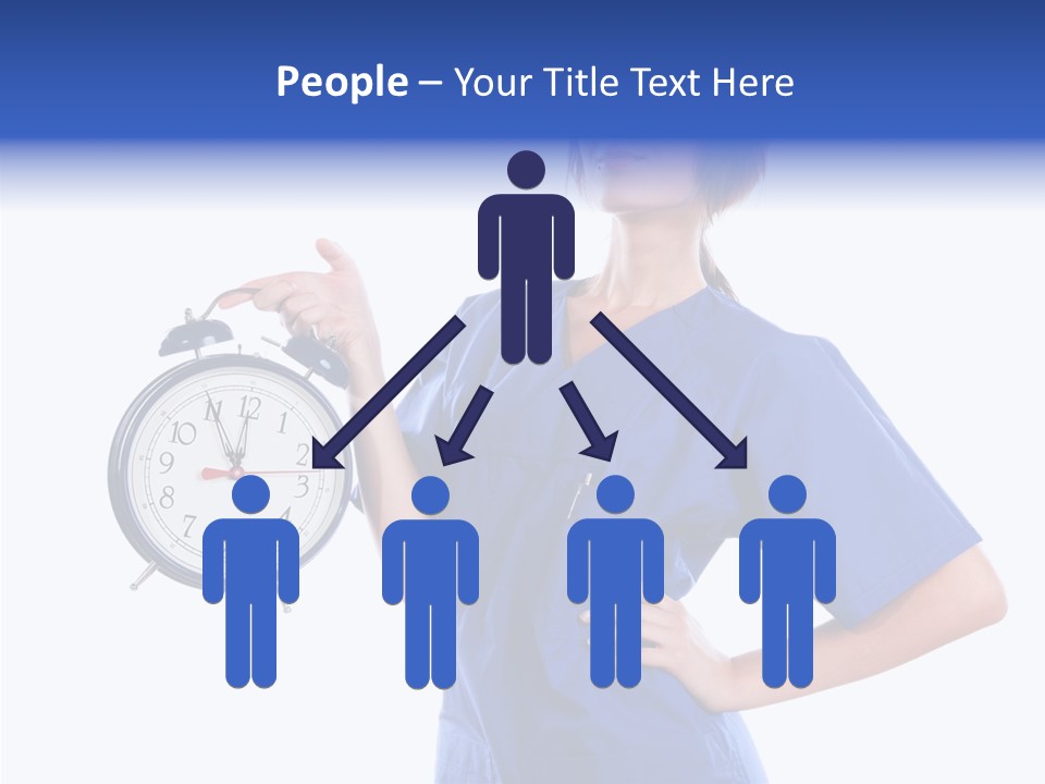 Showing Big Caucasian PowerPoint Template