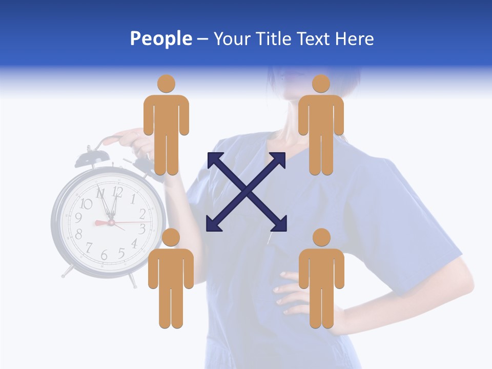 Showing Big Caucasian PowerPoint Template