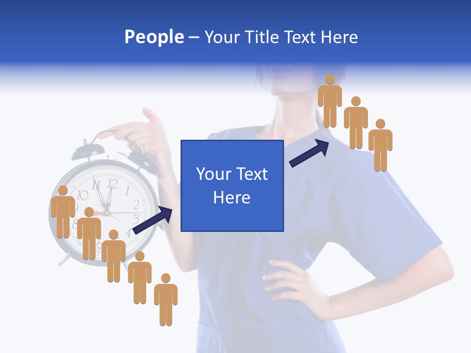 Showing Big Caucasian PowerPoint Template