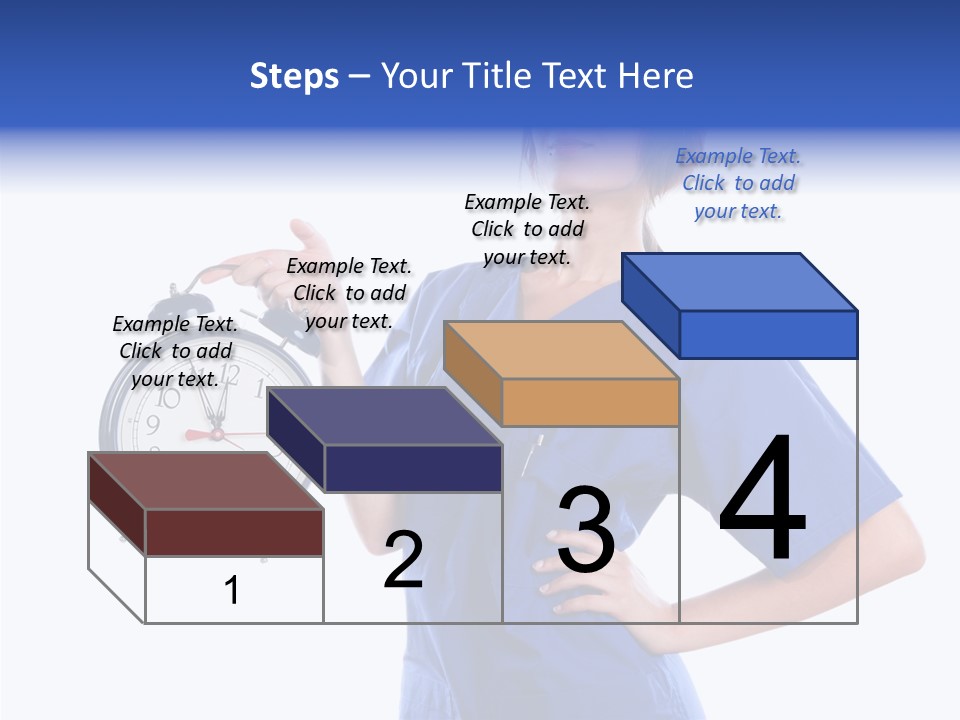 Showing Big Caucasian PowerPoint Template