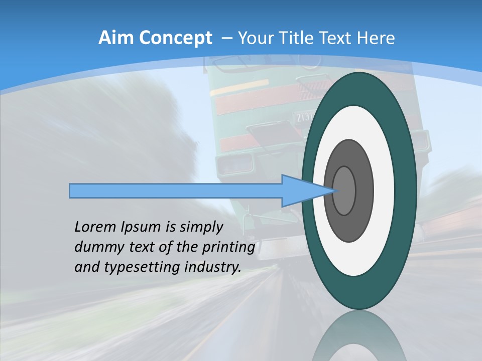 Precision Velocity Speed PowerPoint Template