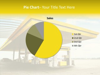 Village Gasoline Vehicle PowerPoint Template