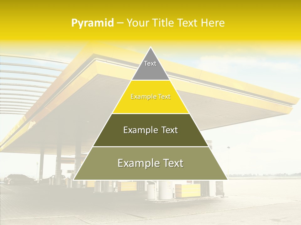 Village Gasoline Vehicle PowerPoint Template