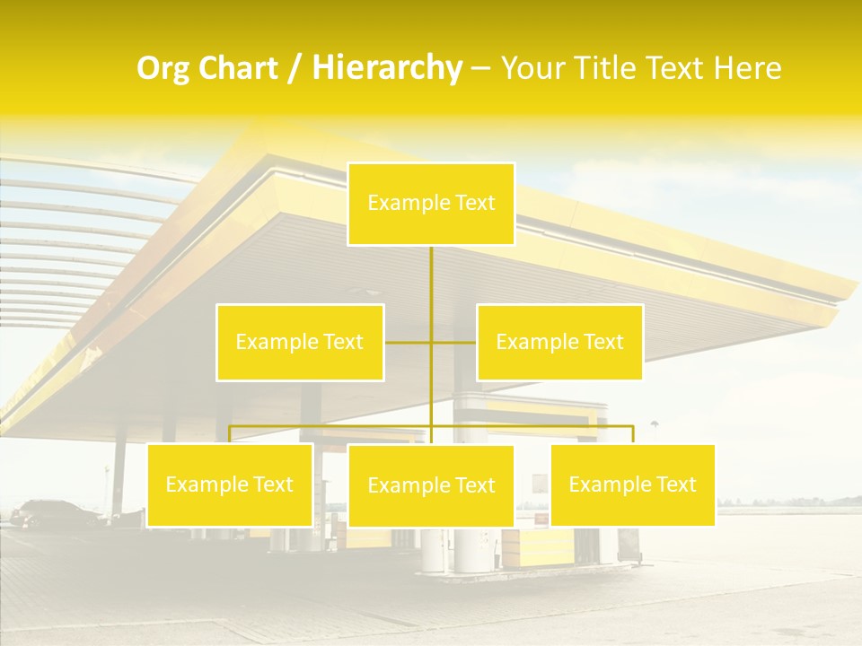 Village Gasoline Vehicle PowerPoint Template