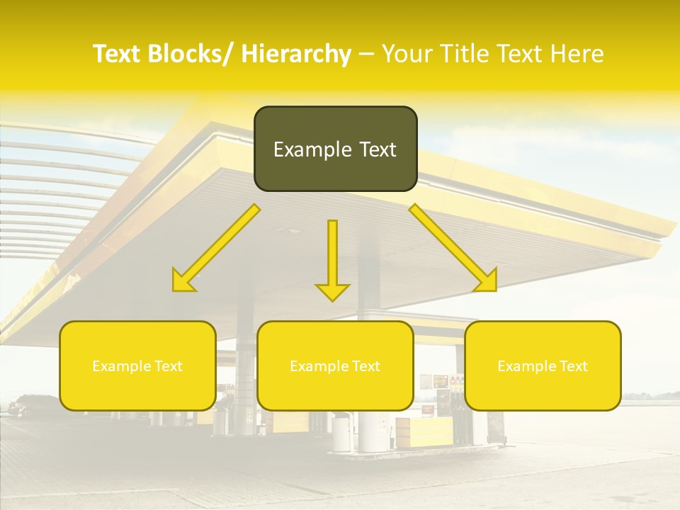 Village Gasoline Vehicle PowerPoint Template