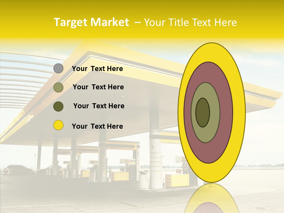 Village Gasoline Vehicle PowerPoint Template