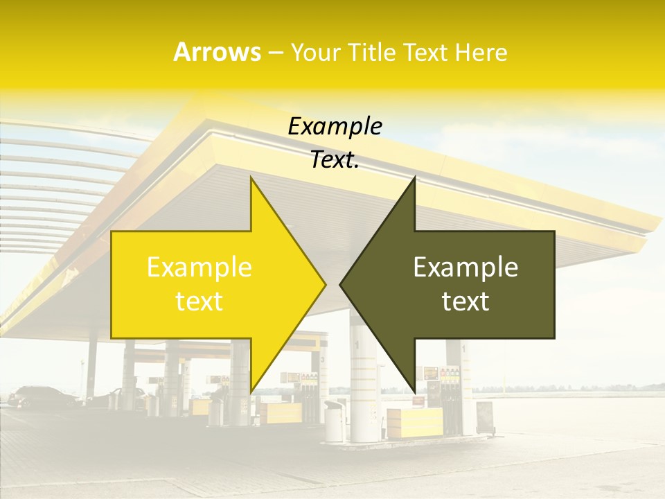 Village Gasoline Vehicle PowerPoint Template