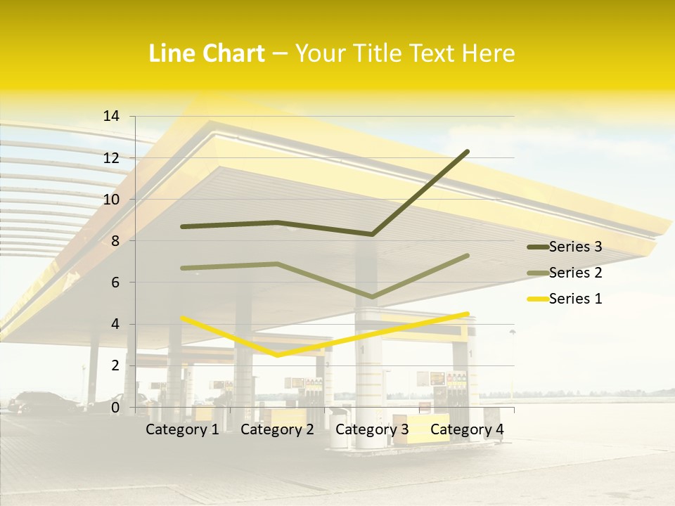 Village Gasoline Vehicle PowerPoint Template