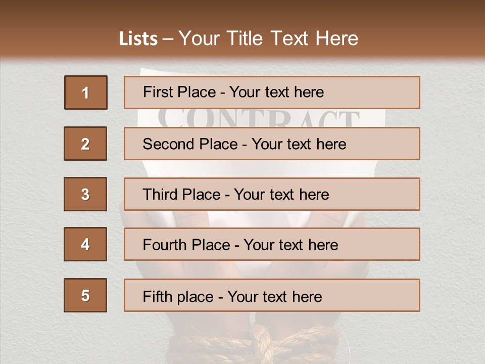 Tie Environmental Employee PowerPoint Template