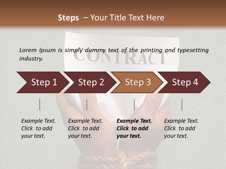 Tie Environmental Employee PowerPoint Template