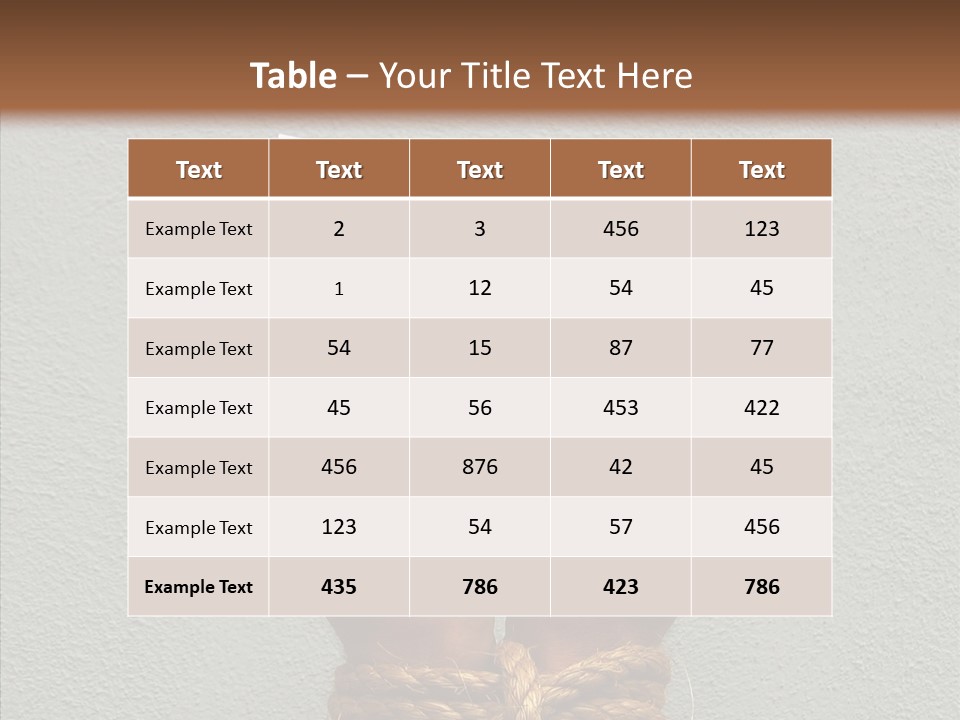 Tie Environmental Employee PowerPoint Template